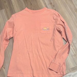 Vineyard Vines Coral Long Sleeve Tee